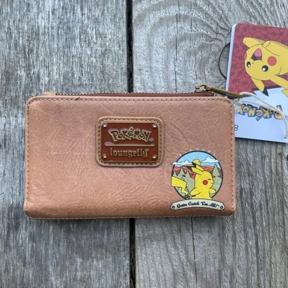 NWT Loungefly Pokémon Camper Patch Backpack & Wallet Set - Picture 5 of 7